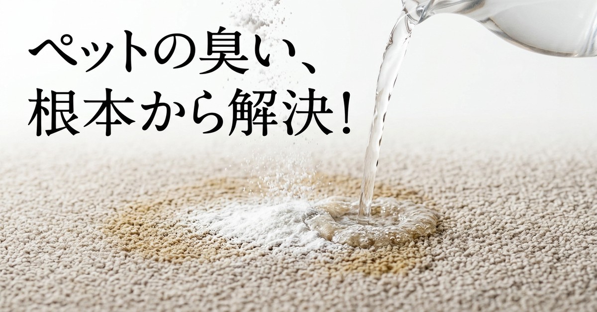 ペットのおしっこ臭を徹底除去！粉と液体の力で清潔を保つ方法