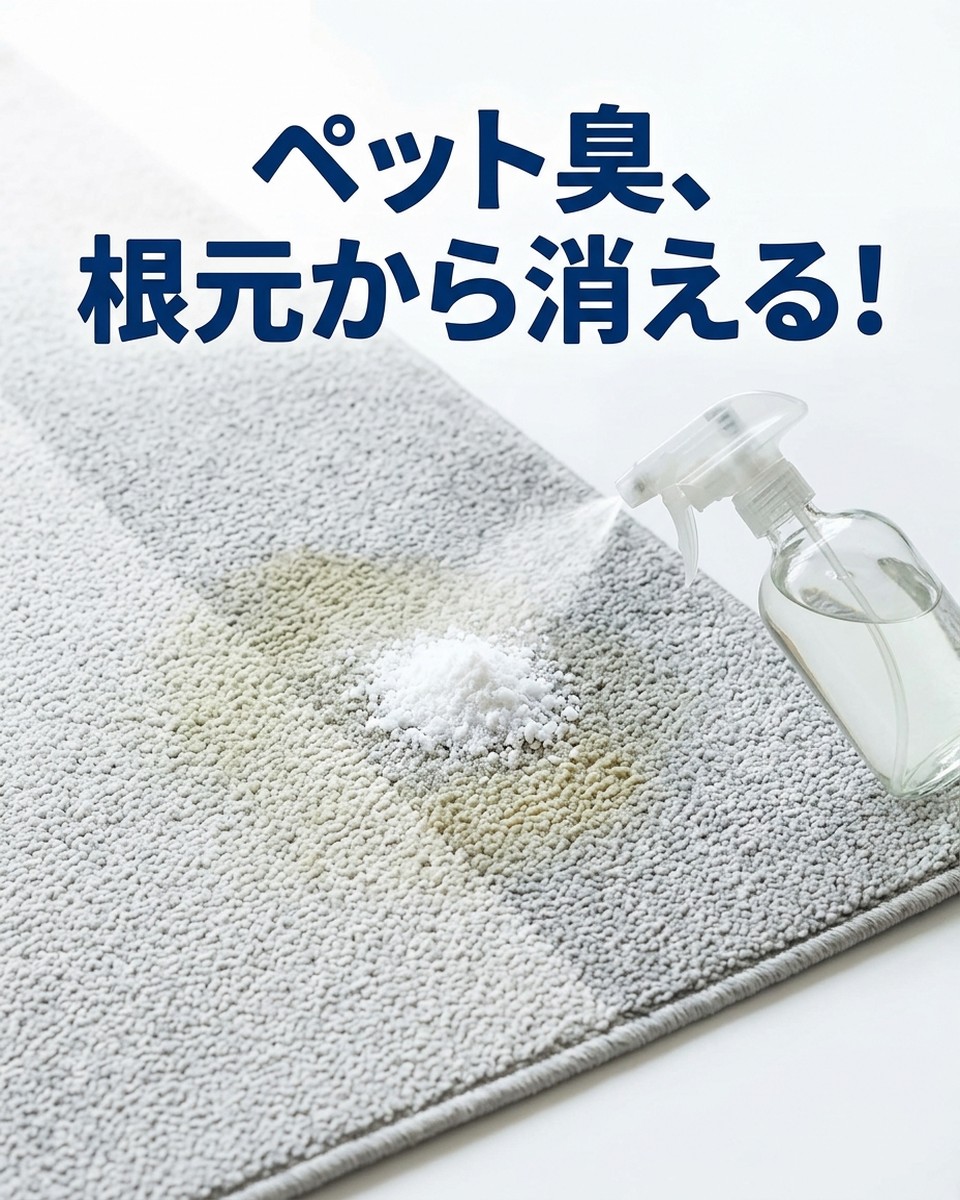ペットのおしっこ臭を徹底除去！粉と液体の力で清潔を保つ方法