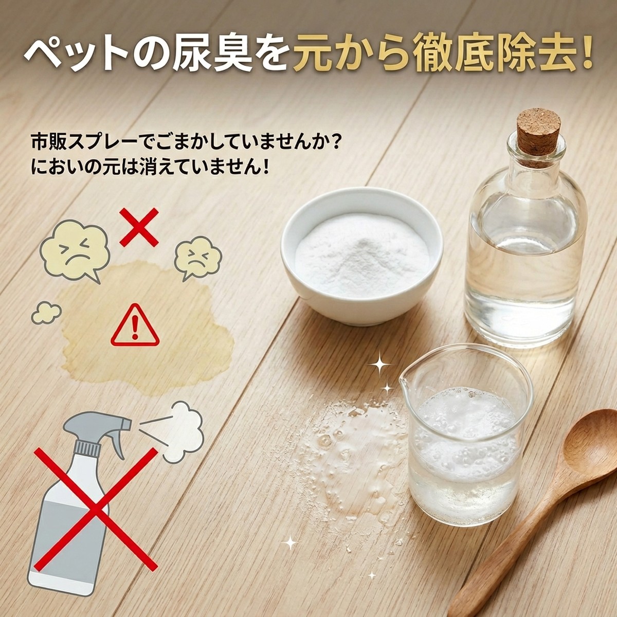 ペットのおしっこ臭が消えない本当の理由と効果的な対策