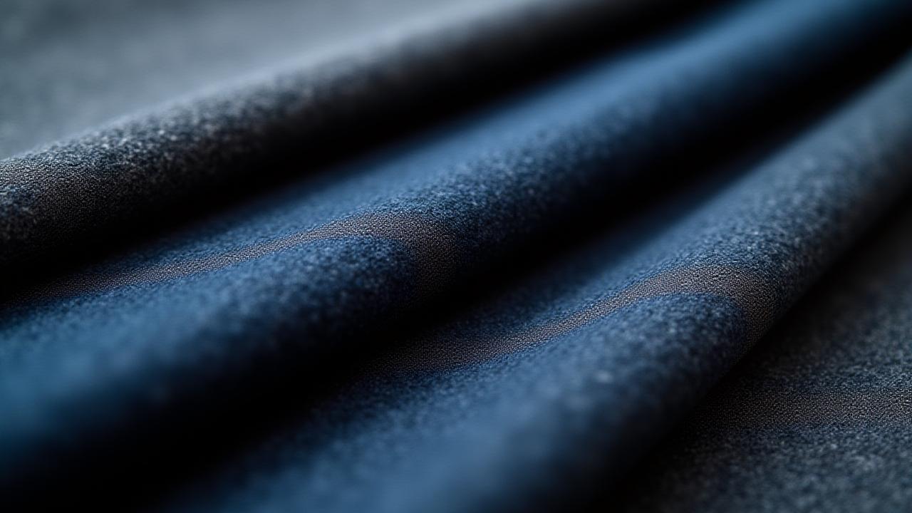 Close-up of premium suit fabrics