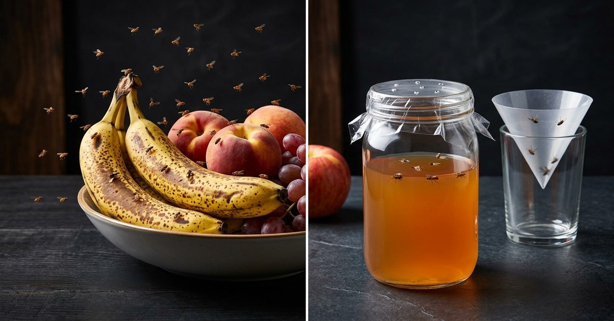 キッチンを飛び交うコバエ対策：お酢でできる効果的な撃退法