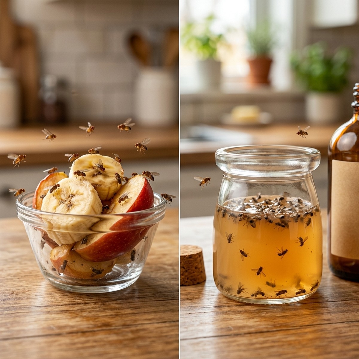 キッチンのコバエ対策：お酢でできる効果的な撃退法と予防策