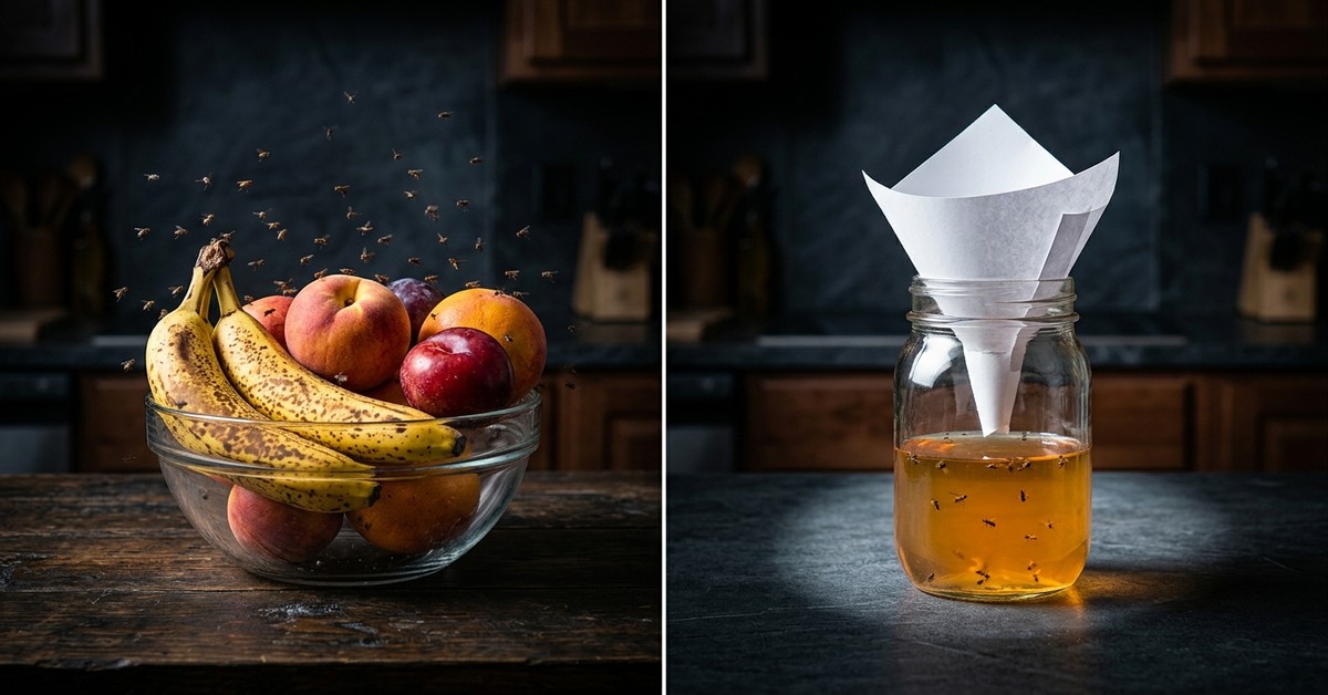 キッチンのコバエ対策：お酢でできる効果的な撃退法と予防策